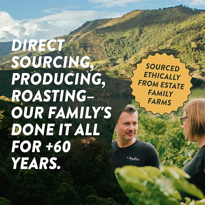 Angelino's Coffee, 96 Count, Compatible with Keurig 2.0 K-Cup Brewers (Half Caff, 96 Count)