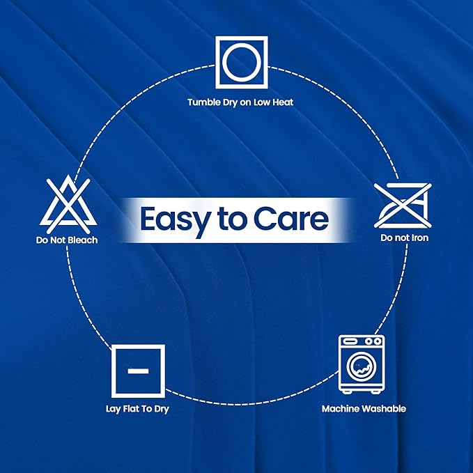 Utopia Kitchen 6FT Spandex Tablecloth [1 Pack, Royal Blue] 200 GSM Stretch, Fitted, Washable and Wrinkle Resistant Table Cloth Rectangle Cover for Trade Shows, Wedding, Parties [72Lx30Wx30H Inch]