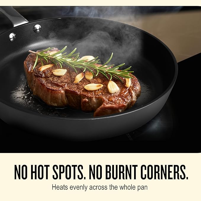 Alva Maestro 8” Non-Toxic Ceramic Nonstick Frying Pan – Oven & Induction Safe Skillet for Healthy Cooking – Sustainable, No PFAS/PTFE, Easy-to-Clean, Even Heat Distribution, Toxin-Free Cookware