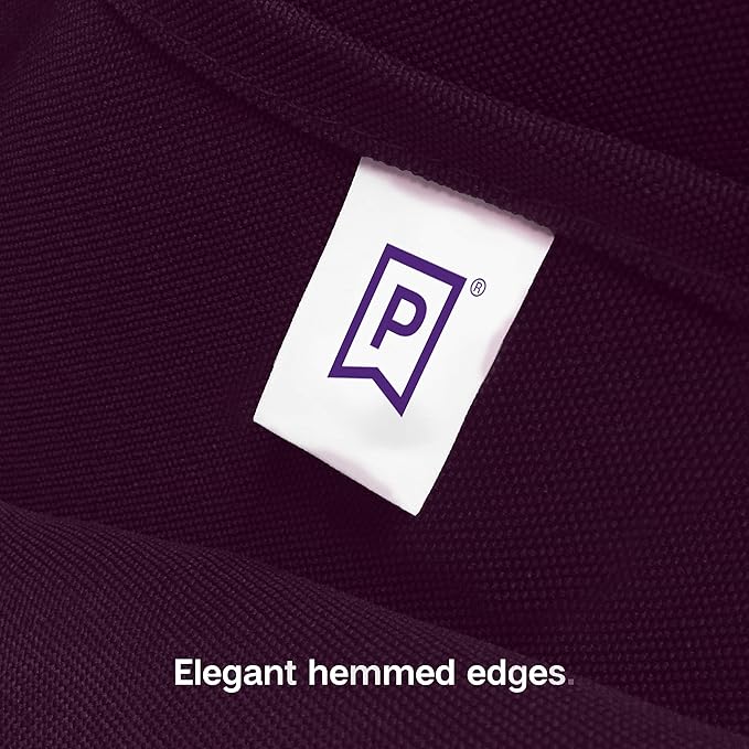 Gee Di Moda Rectangle Tablecloth - 60 x 102 Inch Eggplant Table Cloth for 6 Foot Rectangle Tables - Heavy Duty Washable Fabric - for Holiday Party, Dinner, Weddings, Baby Shower & Events