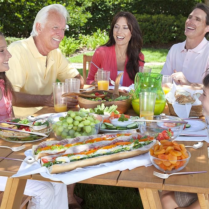 Gradient Purple Silverware Set, 20-Piece Stainless Steel Flatware Cutlery Set, Kitchen Utensil Set Service for 4, Include Knife/Fork/Spoon, Mirror Polished, Dishwasher Safe