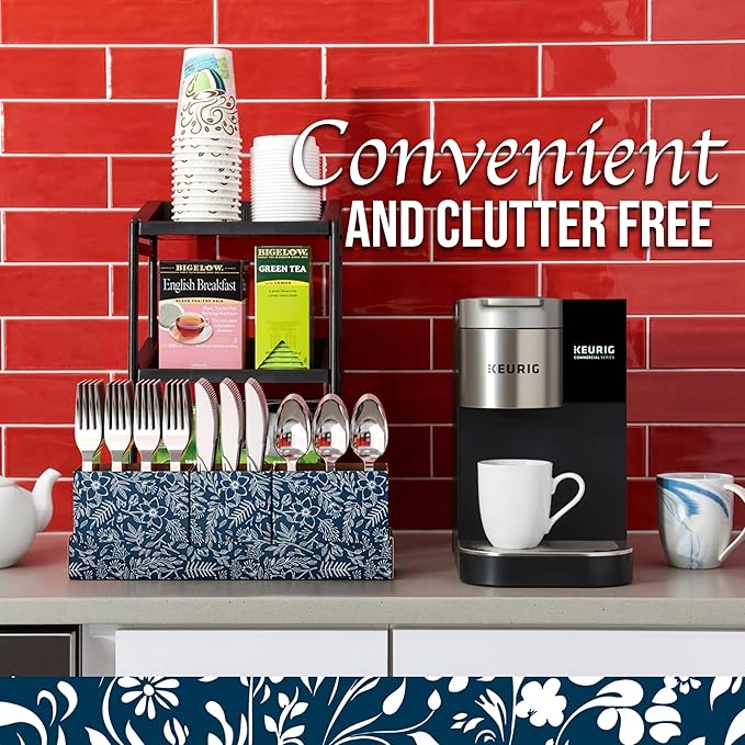 Exquisite Silver Plastic Silverware Heavy Duty 600 Pack - Utensil Caddy For Parties, Utensil Holder For Kitchen Counter 200 Each Plastic Spoons Forks & Knives Set Flatware Sets Disposable Silverware.