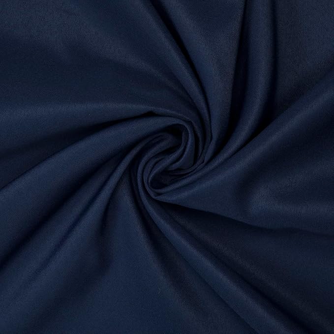 Gee Di Moda Rectangle Tablecloth - 70 x 120 Inch Navy Blue Table Cloth for 6 or 8 Foot Rectangle Tables - Heavy Duty Washable Fabric - for Holiday Party, Dinner, Weddings, Baby Shower & Events