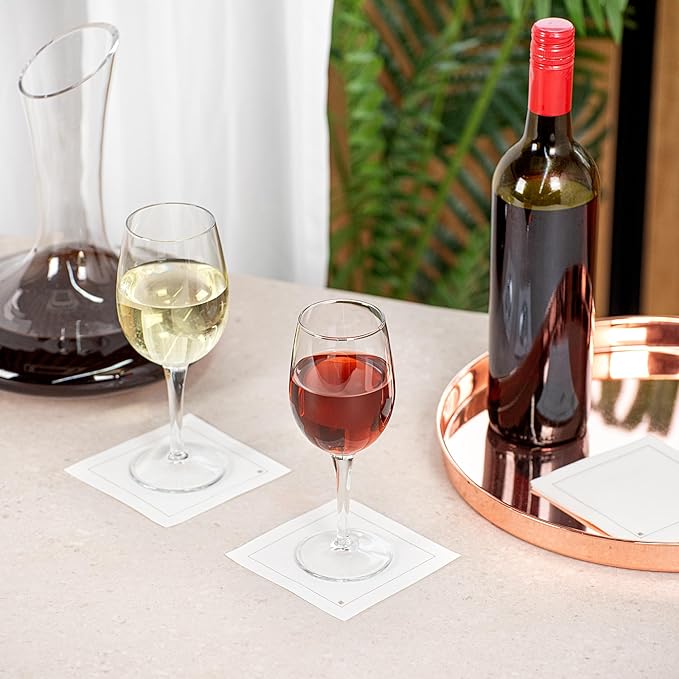 Restaurantware-Cascata 8.5 Ounce Dessert Wine Set, Set Of 12 Tempered Port Wine Glasses - Small Bowl, Chip-Resistant, Lead-Free Glass Dessert Glasses, Dishwasher-Safe, For Port Wines