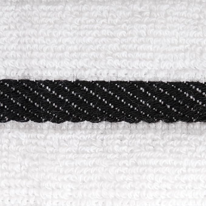 All-Clad Checked Kitchen Towel: Highly Absorbent, Super Soft Long Lasting - 100% Cotton, 17"x30" Tea Towel for Cleaning & Drying Dishes, Pans, Glassware, or Countertops, (1-Pack), Black