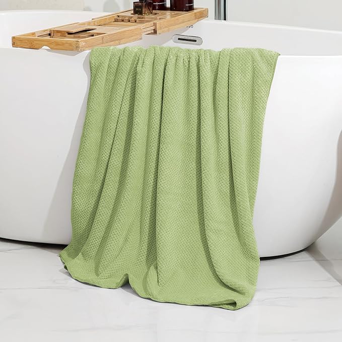 Soft Coral Fleece Bath Towel for Sensitive Skin - Extra Size for Full Coverage, Quick-Dry and Durable