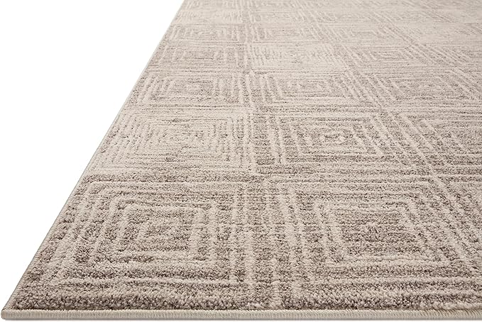Loloi Darby Collection DAR-05 Beige/Grey 2'-7" x 10'-0" Runner Rug