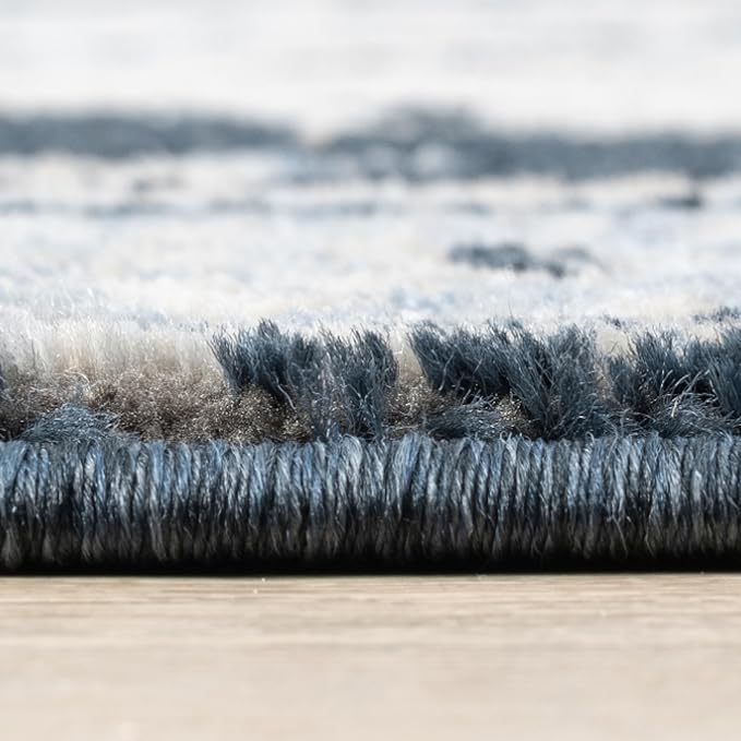 Well Woven Indira Obsidian Vintage Medallion Midnight Blue 5x7 (5'3" x 7'3") Area Rug | Heritage-Inspired, Soft & Durable, Easy to Clean for Living Room, Bedroom, Dining Room