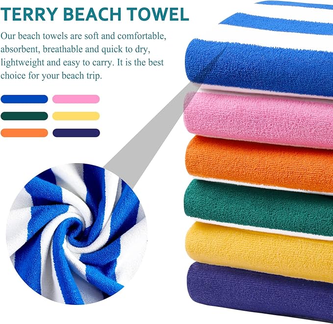 4 Packs Extra Large Bath Towels Striped Beach Towel Set Bathroom Sheets Bulk Oversized Soft Fluffy XL Big Absorbent Microfiber Blanket Turkish Hotel Shower Pool Hot Tub Toallas Baño Grandes Pink