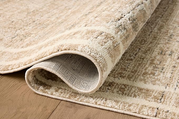 Loloi Jeremiah Brent Bleecker Collection BLE-07 Khaki/Natural 9'-2" x 13' Area Rug