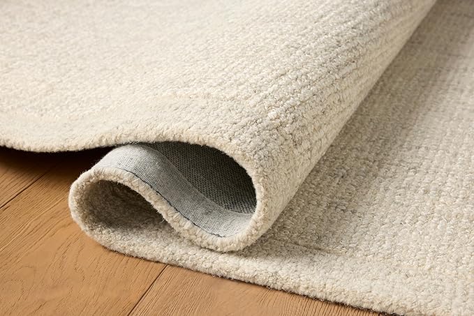 Loloi Magnolia Home by Joanna Gaines Henley Collection HNY-01 Ivory/Smoke 2'-6" x 9'-6" Runner Rug
