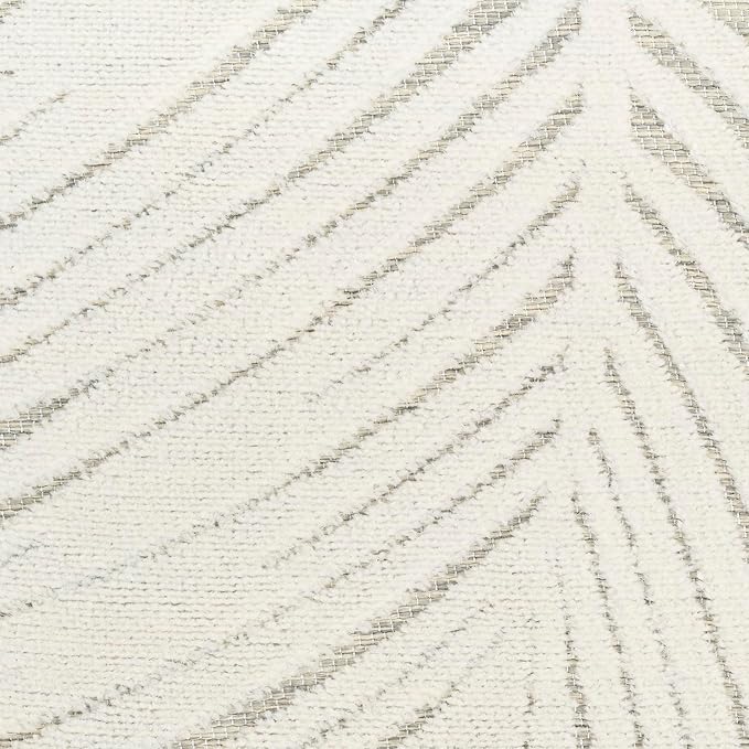 Nourison Home Suncoast Grey 7'10" x 9'10" Area Rug - Easy Clean, Non Shedding, Bed Room, Living Room, Dining Room, Kitchen (8' x 10')