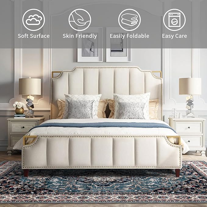 Easy-Going Area Rug 5x7 Medallion Distressed Washable Rugs for Living Room Non-Slip Bedroom Rug Low Pile Lightweight Vintage Retro Throw Rug for Dining Room Kitchen Home Office Carpet, Teal Brick