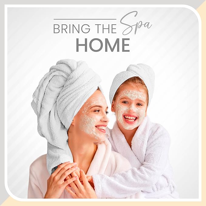 Martex 6-Piece Luxury 100% Cotton Towel Set | Quick Dry | Super Absorbent | Super Soft 100% Ringspun Cotton Towels | 2 Bath Towels | 2 Hand Towels | 2 Wash Cloths | White