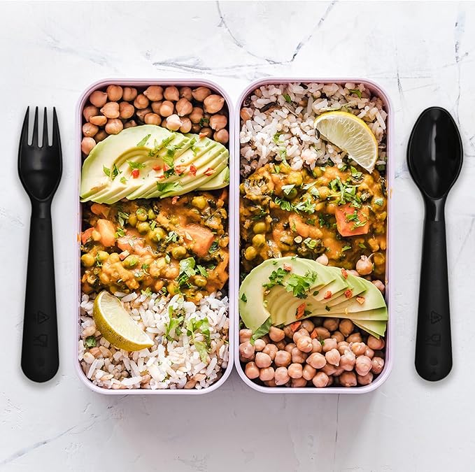 12 Pcs Kids Spoons and Forks Toddler Utensils Plastics Reusable Silverware Baby Cutlery Set Feeding Dinnerware Utensils BPA Free Microwave Dishwasher and Freezer Safe- Black