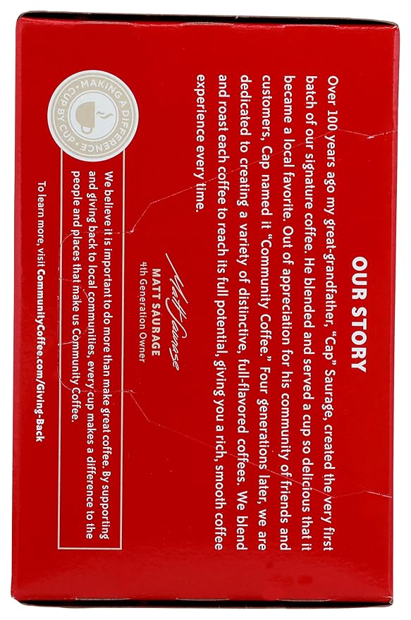 Community Coffee French Vanilla Flavored 12 Count Keurig K-Cup Coffee Pods, Medium Roast, 12 Count (Pack of 1)