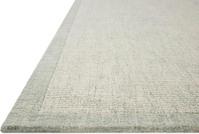 Loloi Magnolia Home by Joanna Gaines Henley Collection HNY-01 Ivory/Spa 2'-6" x 7'-6" Runner Rug