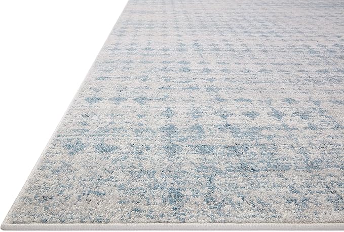 Loloi Kamala Collection KAM-04 Sky/Dove 2'-7" x 8'-0" Runner Rug