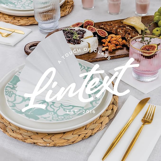 400-Pack Disposable Guest Towel Paper Napkin - Disposable Cloth-Like Guest Towels - Soft And Absorbent Tissue Paper For Kitchen, Bathroom, Party, Wedding, Or Event