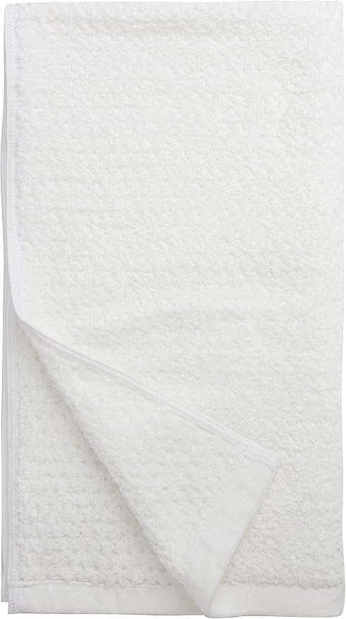 Everplush Diamond Jacquard Quick Dry Hand Towel Set in White
