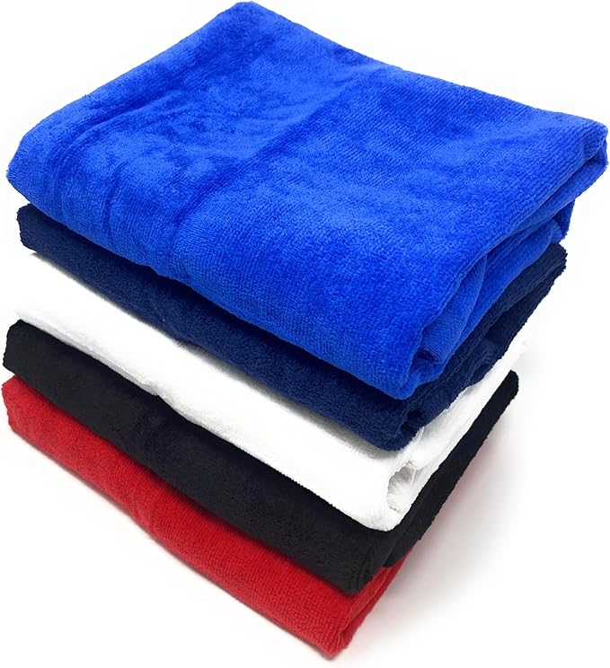 16x26 | 3-Pack | Terry Velour Towels, Bath Towels, Washcloths | Cotton | Face Towels, Bathroom use, Gym and spa Towel | Bathroom Towels (Black, 3)