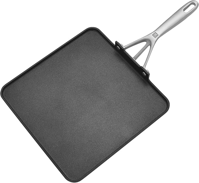 ZWILLING Motion Hard Anodized 11 x 11-inch Aluminum Nonstick Square Griddle