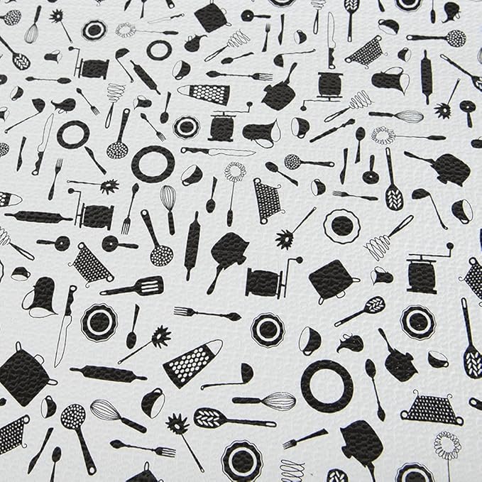 Con-Tact Brand Grip Prints Shelf Liner, Durable and Non-Adhesive Liners, Non-Slip Drawer and Cabinet Liner, 18" x 8', Cucina, Pack of 1 Roll