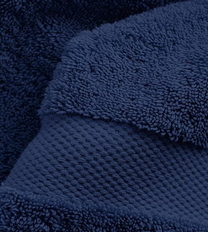 Delara 100% Organic Cotton Towels 650 GSM Plush Feather Touch Quick Dry Wash Cloth, Pack of 24 GOTS Certified, Oeko-Tex Green Certified, Organic Cotton Wash Cloth, 13"X13"