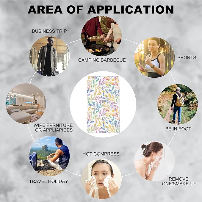 Boho Spring Hand Towel for Bathroom Set of 2 Hand Bath Towels Soft Absorbent Decorative Towels for Bathroom Kitchen Yoga Home Decor 14 x 28 in