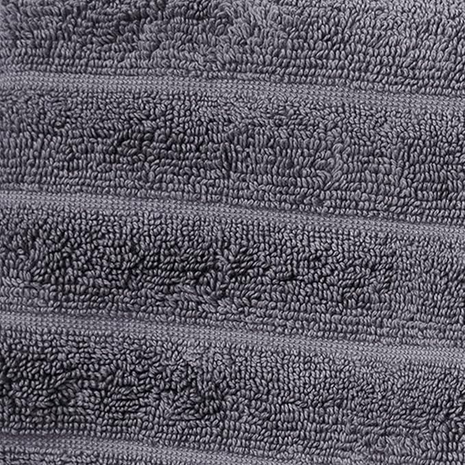 Classic Turkish Towels CTT Luxurious 100% Turkish Cotton Washcloths 6 Pack, Highly Absorbent & Quick Dry, Face Towels Wash Cloths for Hotel, Spa & Gym | 13"x13" (Grey)