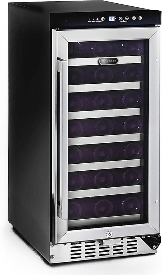 Whynter BWR-33SD 33 Bottle Built-In Wine Refrigerator, Multicolor