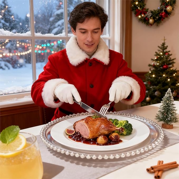 WDF 500PCS Silver Plastic Silverware - Plastic Silver Utensils - 250 Forks, 125 Spoons, 125 Knives, Heavy Duty Disposable Silverware Sets for Parties, Wedding, Christmas