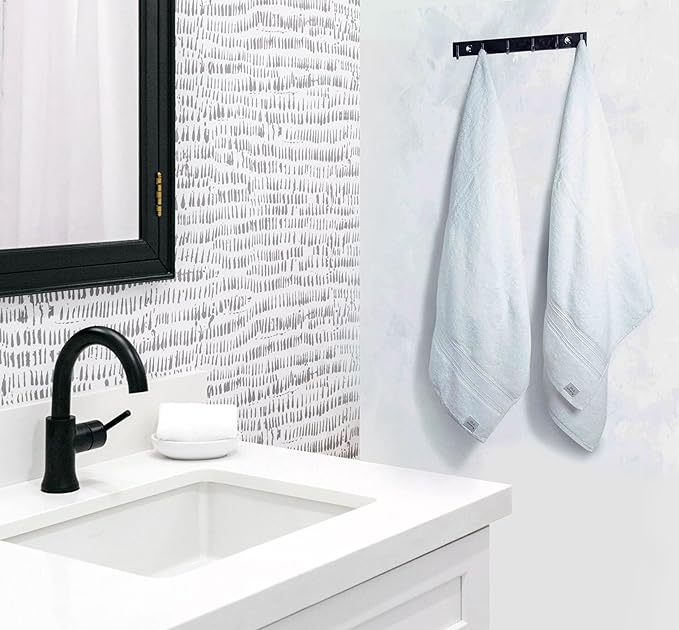 Large Bath Towels Set of 4 – 27x54 Inches – 100% Cotton – Quick Dry & Highly Absorbent – Durable for Bathroom, Spa & Hotel Use – White