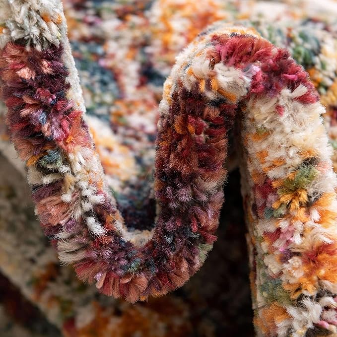 Unique Loom Isabella Collection Area Rug - Adjani (6' x 9' Rectangle, Ivory/ Beige)