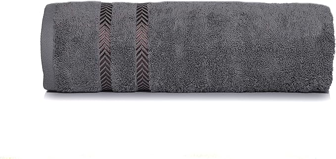 CASA COPENHAGEN Ember, 500 GSM, 16x28 Inches, Hand Towels, Set of 12 Towels, Super Soft and Absorbent, Egyptian Cotton Towels for Bathroom & Kitchen - Light Grey +White +Black +Dark Grey