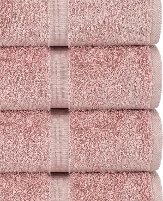 Chakir Turkish Linens, 100% Cotton Premium Quality Turkish Bath Sheets (35''x70'' Large Bath Sheet Towels - Pink)