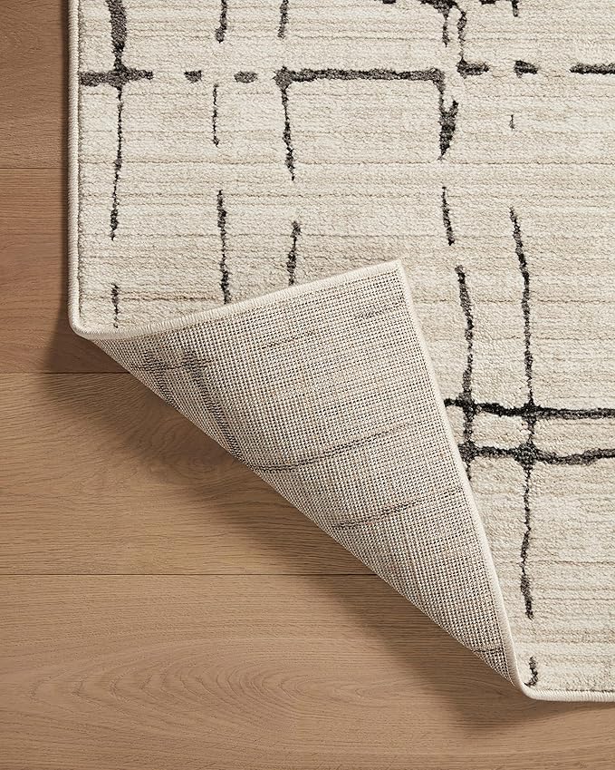 Loloi Darby Collection DAR-06 Sand/Dk. Grey 9'-2" x 13' Area Rug