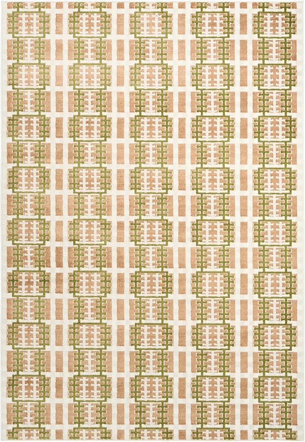 Nourison Home Nordic Multicolor 4' x 6' Area Rug - Easy Clean, Non Shedding, Bed Room, Living Room, Dining Room, Kitchen (4' x 6')