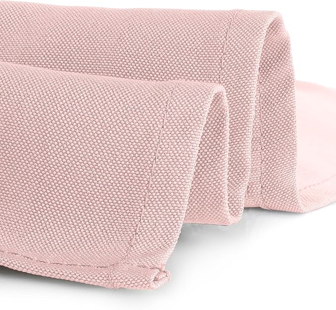 Gee Di Moda Rectangle Tablecloth - 90 x 156 Inch Pink Table Cloth for 8 Foot Tables with Floor-Length Drop - Heavy Duty Washable Fabric for Holiday Party, Dinner, Weddings & Baby Shower