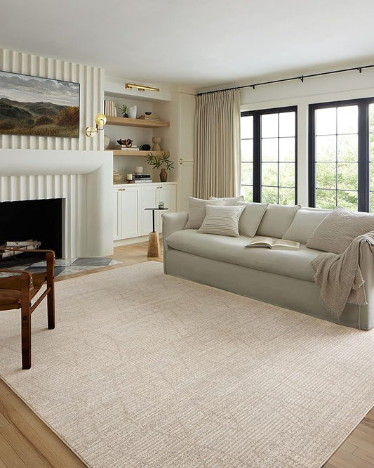 Loloi Kamala Collection KAM-03 Natural/Mist 7'-10" x 10' Area Rug