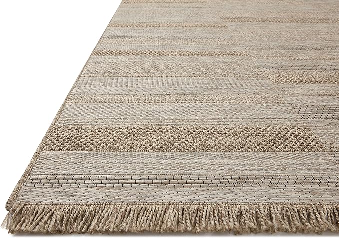 Loloi Dawn Collection Indoor/Outdoor DAW-03 Brown 2'-3" x 3'-9" Accent Rug
