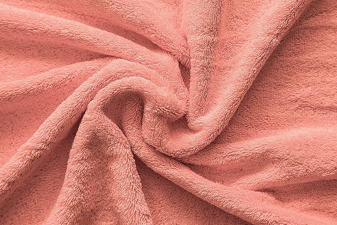 American Veteran Towel, 100% Cotton Turkish 6 Piece Towel Set, Luxury Towels Set of 6 for Bathroom Essentials, 2 Bath Towels 2 Hand Towels 2 Washcloths, Coral