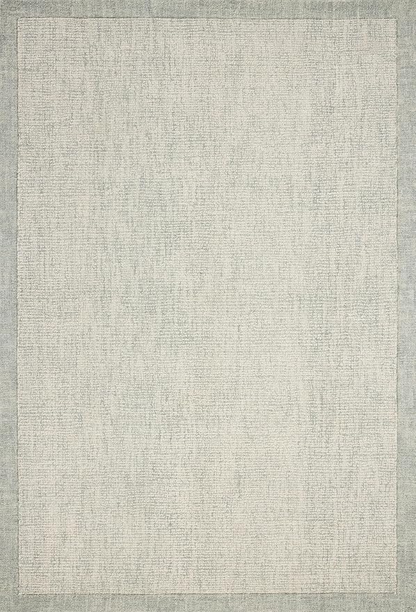 Loloi Magnolia Home by Joanna Gaines Henley Collection HNY-01 Ivory/Spa 2'-3" x 3'-9" Accent Rug