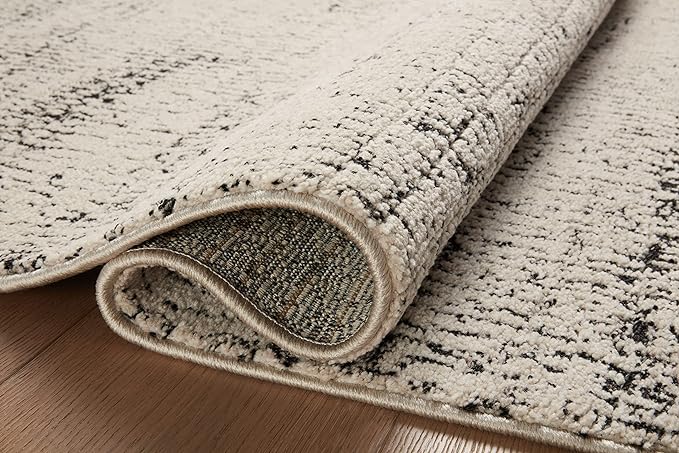 Loloi Darby Collection DAR-02 Oatmeal/Charcoal 2'-7" x 8'-0" Runner Rug