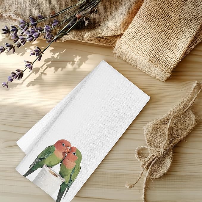 Parrot Hand Towels, 16x24 Inch, Microfiber, Parrot Color