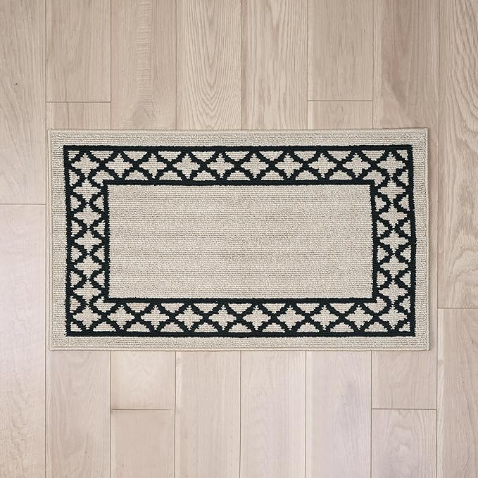 Nautica – Runner Rug | Indoor Runners for Hallways and Entry Rugs| Non-Slip and Non-Skid Entry and Kitchen Door Mat| Machine Washable Entryway Carpet Rugs | 2'2" x 3'9" | Trellis Natural Twist