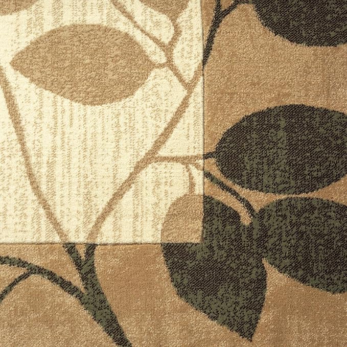 Home Dynamix Tribeca Slade Contemporary Abstract Runner Area Rug, Brown/Green, 1'9" x 7'2"