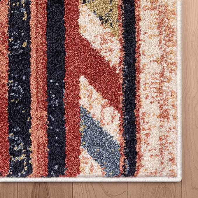 Well Woven Tulsa Lea Cream Southwestern Tribal Bohemian 6'7" x 9'3" Area Rug