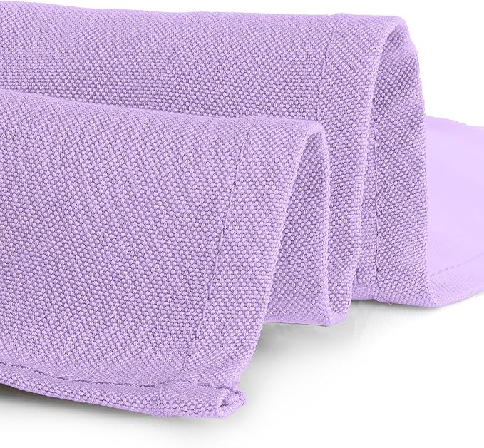 Gee Di Moda Rectangle Tablecloth - 60 x 126 Inch Lavender Table Cloth for 8 Foot Rectangle Tables - Heavy Duty Washable Fabric - for Holiday Party, Dinner, Weddings, Baby Shower & Events