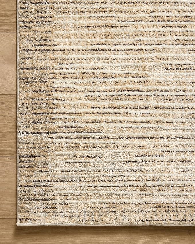 Loloi Jeremiah Brent Bleecker Collection BLE-02 Sand/Charcoal 2'-7" x 8'-0" Runner Rug